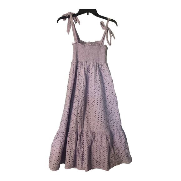 Slate & Willow Purple Smocked Dress L - Picture 7 of 8
